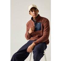 Regatta Men's Frankie Half Zip Fleece in Terracotta | Size: XL