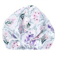 Smug Women's Satin Sleep Turban in Soft White