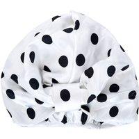 Smug Women's Satin Sleep Turban in White