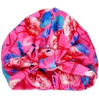 Smug Women's Satin Sleep Turban in Dark Pink