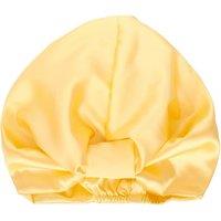 Smug Women's Satin Sleep Turban in Yellow