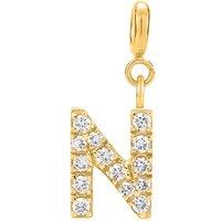 Realta Women's Initial Charm in Gold | Size: Large