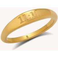 Realta Women's 11:11 Manifest Ring in Gold | Size: 7