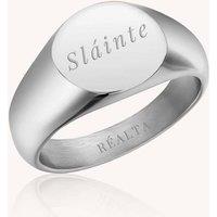 Realta Women's Slinte Ring in Silver | Size: 8