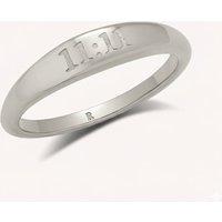 Realta Women's 11:11 Manifest Ring in Silver | Size: 5