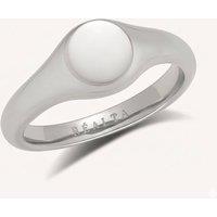 Realta Women's Sara Initial Ring in Silver | Size: 6