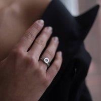 Realta Women's North Star Ring in Silver | Size: 6