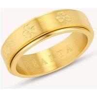 Realta Women's Shamrock Anxiety Ring in Gold | Size: 6