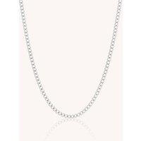 Realta Women's Cuban Necklace in Silver | Size: 45 cm