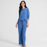 Lands' End Women's Cooling Pyjama Set in Blue | Size: Small
