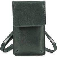PRIMEHIDE Women's Women's Leather Crossbody Phone Bag in Teal