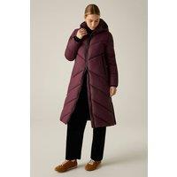 Regatta Women's Hooded Merida Quilted Jacket in Plum | Size: 12