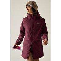Regatta Women's Waterproof Hooded Mabrie Insulated Jacket in Plum | Size: 14