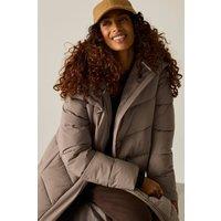 Regatta Women's Insulated Eloria Quilted Jacket in Walnut | Size: 20