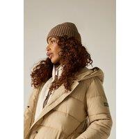 Regatta Women's Hooded Nehiala Quilted Jacket in Light Brown | Size: 8