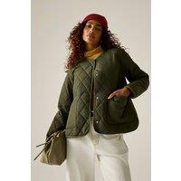 Regatta Women's Swing Maia Quilted Jacket in Khaki | Size: 18