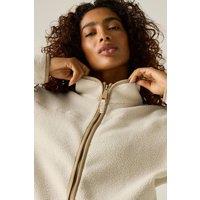 Regatta Women's Cosy Frankie Borg Full Zip Fleece in Cream | Size: 18