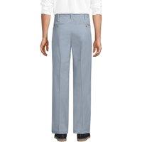Lands' End Men's Non-iron Chinos, Flat front, Comfort Waist in Light Grey | Size: 34R