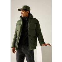 Regatta Men's Waterproof Marek Short Quilted Jacket in Khaki | Size: 3XL