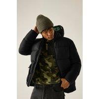 Regatta Men's Waterproof Marek Short Quilted Jacket in Black | Size: Small