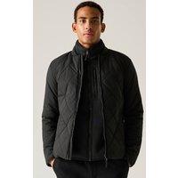 Regatta Men's Insulated Harvin Quilted Jacket in Black | Size: Small
