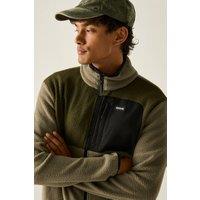 Regatta Men's Frankie Borg Colour Block Cosy Fleece in Light Green | Size: Medium
