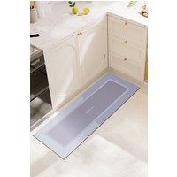 Living and Home Non-Slip Kitchen Floor Mat in Light Blue | Size: 45 cm x 120 cm