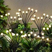 Garwarm Waterproof Swaying Solar Garden Firefly Decorative Yard