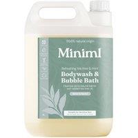 MINIML Bodywash & Bubble Bath Refreshing Tea Tree & Mint 5l in Clear
