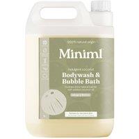 MINIML Bodywash & Bubble Bath Indulgent Coconut 5l Refill in Clear