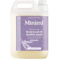 MINIML Bodywash & Bubble Bath Calming Lavender 5l Refill in Clear