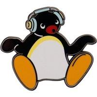 Pingu Limited Edition Headphones Metal Pin Badge