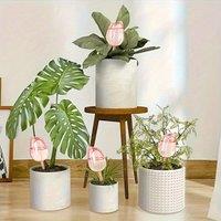 Quipulse Pack of 4 Automatic Watering Device for Plastic Tulips in Pink
