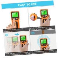 NESTLUNE 5 in 1 Electric Detector Wall Wood Metal Sensor Wire Stud Finder in Orange | Size: 10000mm x 520mm