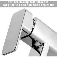 FLAVORA Bathroom Mixer Taps Basin Tap Chrome Wash Sink Mono in Silver | Size: 10000mm x 520mm
