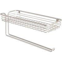 Kelvenix Bathroom Double Wall Mounted Toilet Paper Roll Holder in Silver