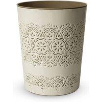 PAWNORA 9L WASTE RUBBISH PAPER BIN Cream | Size: 0.6m2