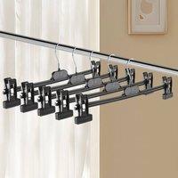 SPETLEK Black Plastic Adjustable Clip Hangers 15pcs | Size: 0.6m2