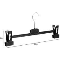 SPETLEK Black Plastic Adjustable Clip Hangers 1pcs | Size: 0.6m2