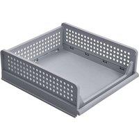 KORVIXA Gray Foldable Storage Wardrobe Storage Drawer in Grey | Size: 900mm