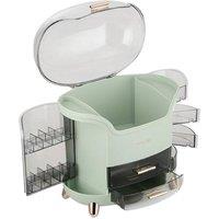 FLAVORA Make Up Organiser Cosmetic Holder with Drawers in Green