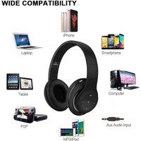 FLAVORA Black Wireless Bluetooth Headphones 5.1 UK