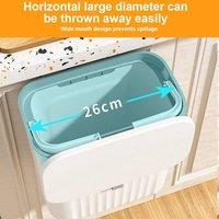 EONLION White 9L Wall Mounted Waste Bin Kitchen Cabinet Door | Size: 100 cm