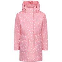 Trespass Girl's Hester Waterproof Jacket in Baby Pink | Size: 3-4 Years