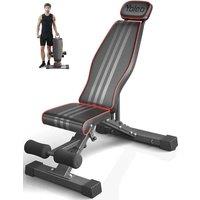 EONLION Foldable Strength Training Full Body Workout Incline Gym in Black | Size: 0-12 m