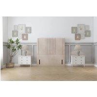 Comfort Beds Royal Naples 54 Floor Standing Headboard in Light Sand | Size: Small Double