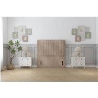 Comfort Beds Arizona Naples 54 Floor Standing Headboard in Light Brown | Size: Double