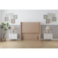 Comfort Beds Ayla Plush 54 Wingback Headboard in Stone | Size: King