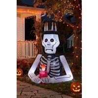 Living and Home 6.2FT Halloween Inflatable Gentleman Skeleton Decoration
