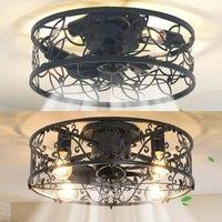 Garwarm Ceiling Light Fan with Remote Control 50cm Fan